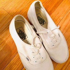 White Authentic style Vans